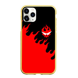 Чехол iPhone 11 Pro матовый GURREN LAGANN, цвет: 3D-желтый