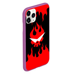 Чехол iPhone 11 Pro матовый GURREN LAGANN, цвет: 3D-фиолетовый — фото 2