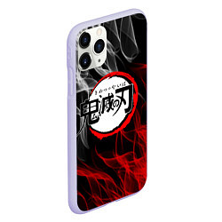 Чехол iPhone 11 Pro матовый KIMETSU NO YAIBA, цвет: 3D-светло-сиреневый — фото 2