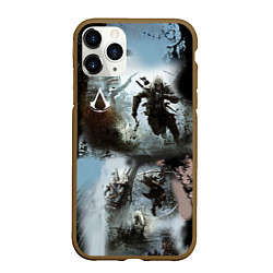 Чехол iPhone 11 Pro матовый Assassin??s Creed, цвет: 3D-коричневый