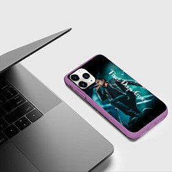 Чехол iPhone 11 Pro матовый Three Days Grace, цвет: 3D-фиолетовый — фото 2