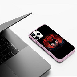 Чехол iPhone 11 Pro матовый Hollow Knight, цвет: 3D-розовый — фото 2