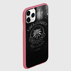 Чехол iPhone 11 Pro матовый ВЕДЬМАК, цвет: 3D-малиновый — фото 2