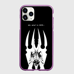 Чехол iPhone 11 Pro матовый Hollow Knight, цвет: 3D-фиолетовый