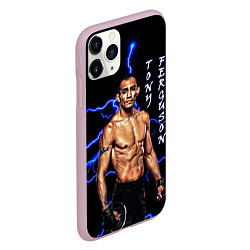 Чехол iPhone 11 Pro матовый TONY FERGUSON, цвет: 3D-розовый — фото 2