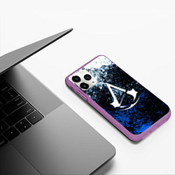 Чехол iPhone 11 Pro матовый ASSASSINS CREED, цвет: 3D-фиолетовый — фото 2