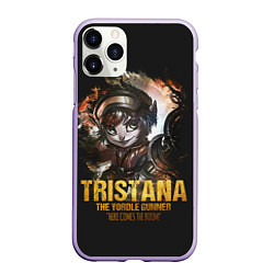 Чехол iPhone 11 Pro матовый Tristana, цвет: 3D-светло-сиреневый