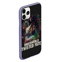 Чехол iPhone 11 Pro матовый Twisted Fate, цвет: 3D-серый — фото 2