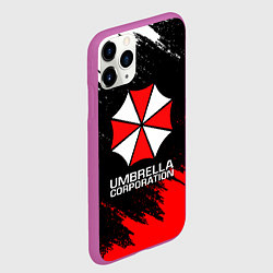 Чехол iPhone 11 Pro матовый UMBRELLA CORP, цвет: 3D-фиолетовый — фото 2