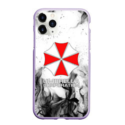 Чехол iPhone 11 Pro матовый UMBRELLA CORP, цвет: 3D-светло-сиреневый