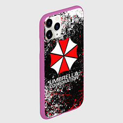 Чехол iPhone 11 Pro матовый UMBRELLA CORP, цвет: 3D-фиолетовый — фото 2