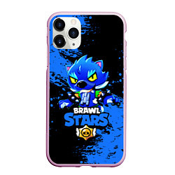 Чехол iPhone 11 Pro матовый Brawl Stars Leon, цвет: 3D-розовый