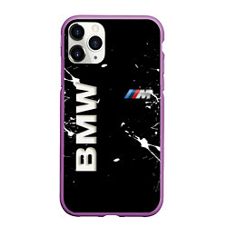 Чехол iPhone 11 Pro матовый BMW, цвет: 3D-фиолетовый