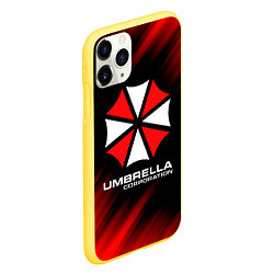 Чехол iPhone 11 Pro матовый Umbrella Corporation, цвет: 3D-желтый — фото 2