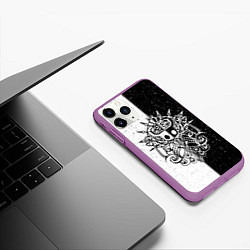 Чехол iPhone 11 Pro матовый Hollow Knight, цвет: 3D-фиолетовый — фото 2