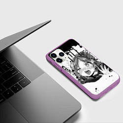 Чехол iPhone 11 Pro матовый АХЕГАО, цвет: 3D-фиолетовый — фото 2