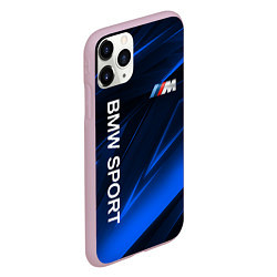 Чехол iPhone 11 Pro матовый BMW БМВ, цвет: 3D-розовый — фото 2