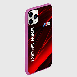 Чехол iPhone 11 Pro матовый BMW БМВ Z, цвет: 3D-фиолетовый — фото 2