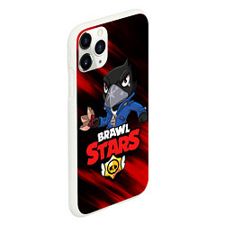 Чехол iPhone 11 Pro матовый BRAWL STARS, цвет: 3D-белый — фото 2