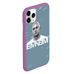 Чехол iPhone 11 Pro матовый EMINEM, цвет: 3D-фиолетовый — фото 2