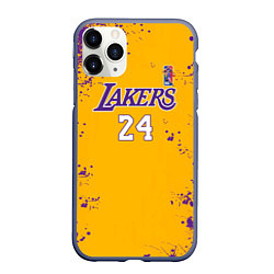 Чехол iPhone 11 Pro матовый KOBE BRYANT, цвет: 3D-серый