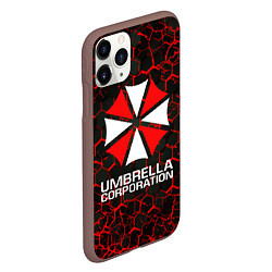 Чехол iPhone 11 Pro матовый UMBRELLA CORPORATION, цвет: 3D-коричневый — фото 2