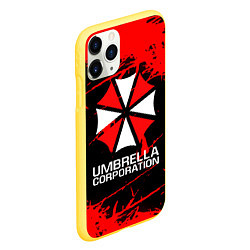 Чехол iPhone 11 Pro матовый UMBRELLA CORPORATION, цвет: 3D-желтый — фото 2