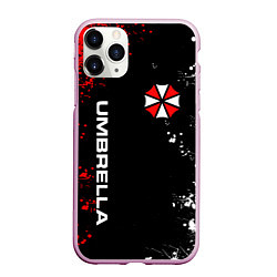 Чехол iPhone 11 Pro матовый UMBRELLA CORPORATION, цвет: 3D-розовый