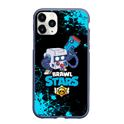 Чехол iPhone 11 Pro матовый BRAWL STARS 8-BIT, цвет: 3D-серый