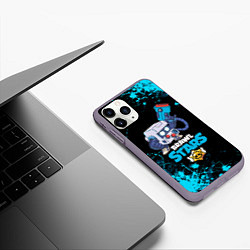 Чехол iPhone 11 Pro матовый BRAWL STARS 8-BIT, цвет: 3D-серый — фото 2