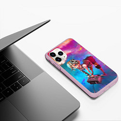 Чехол iPhone 11 Pro матовый Tiny Tina and the bomb, цвет: 3D-розовый — фото 2