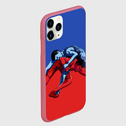 Чехол iPhone 11 Pro матовый Борьба, цвет: 3D-малиновый — фото 2