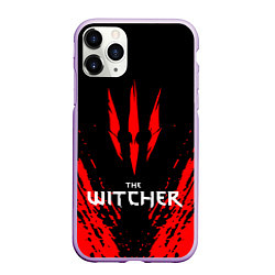 Чехол iPhone 11 Pro матовый THE WITCHER, цвет: 3D-сиреневый