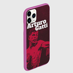 Чехол iPhone 11 Pro матовый Arturo Gatti, цвет: 3D-фиолетовый — фото 2