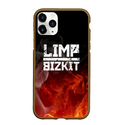 Чехол iPhone 11 Pro матовый LIMP BIZKIT, цвет: 3D-коричневый