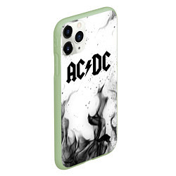 Чехол iPhone 11 Pro матовый ACDC, цвет: 3D-салатовый — фото 2