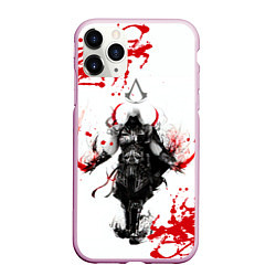 Чехол iPhone 11 Pro матовый Assassins Creed, цвет: 3D-розовый