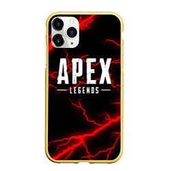 Чехол iPhone 11 Pro матовый APEX LEGENDS, цвет: 3D-желтый