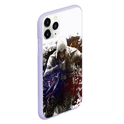 Чехол iPhone 11 Pro матовый Assassins Creed, цвет: 3D-светло-сиреневый — фото 2