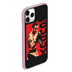 Чехол iPhone 11 Pro матовый Tony Ferguson, цвет: 3D-розовый — фото 2