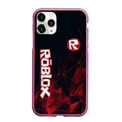 Чехол iPhone 11 Pro матовый ROBLOX, цвет: 3D-малиновый