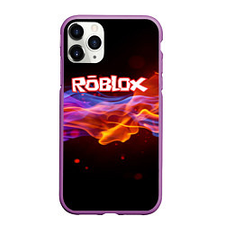 Чехол iPhone 11 Pro матовый ROBLOX, цвет: 3D-фиолетовый