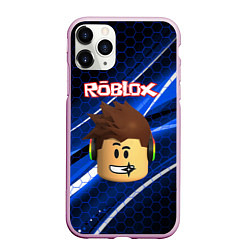 Чехол iPhone 11 Pro матовый ROBLOX, цвет: 3D-розовый