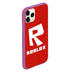 Чехол iPhone 11 Pro матовый Roblox, цвет: 3D-фиолетовый — фото 2