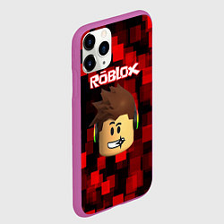 Чехол iPhone 11 Pro матовый ROBLOX, цвет: 3D-фиолетовый — фото 2