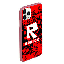 Чехол iPhone 11 Pro матовый Roblox, цвет: 3D-малиновый — фото 2