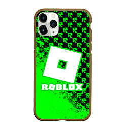 Чехол iPhone 11 Pro матовый Roblox, цвет: 3D-коричневый