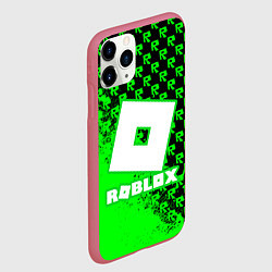 Чехол iPhone 11 Pro матовый Roblox, цвет: 3D-малиновый — фото 2