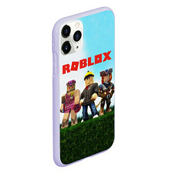 Чехол iPhone 11 Pro матовый ROBLOX, цвет: 3D-светло-сиреневый — фото 2