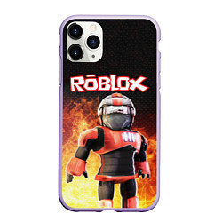 Чехол iPhone 11 Pro матовый ROBLOX, цвет: 3D-светло-сиреневый
